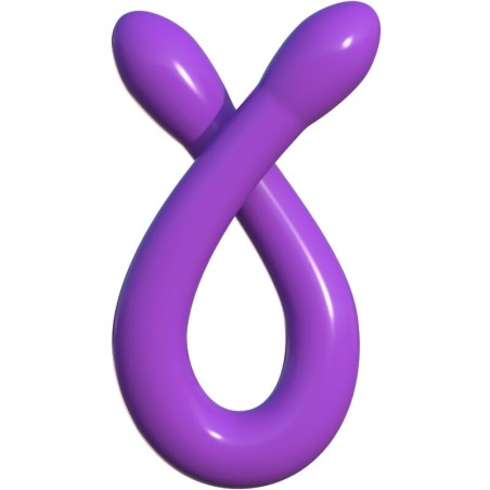 CLASSIX - GODE DOUBLE FLEXIBLE 43,7 CM VIOLET 1036