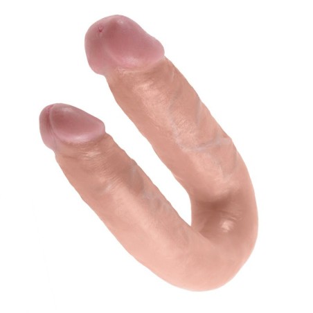 KING COCK - GODE DOUBLE PÉNÉTRATION 13.9 CM NATUREL 1055