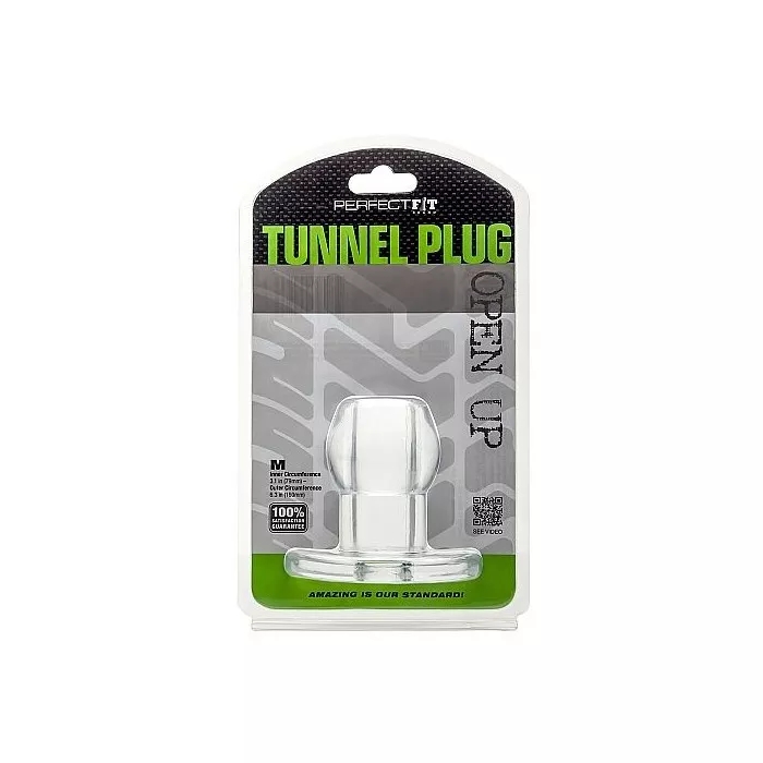 PERFECT FIT BRAND - ASS TUNNEL PLUG SILICONE TRANSPARENT M 14802