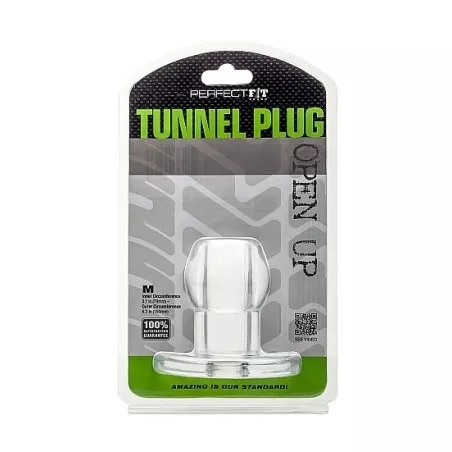 PERFECT FIT BRAND - ASS TUNNEL PLUG SILICONE TRANSPARENT M 1101