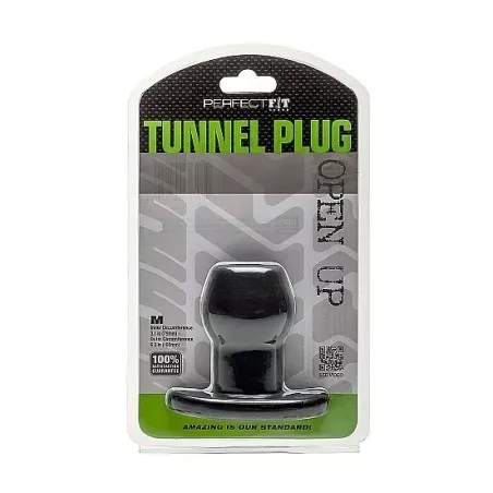 PERFECT FIT BRAND - ASS TUNNEL PLUG SILICONE NOIR M 1103