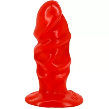 BAILE - PLUG ANAL UNISEXE AVEC VENTOUSE ROUGE 1108