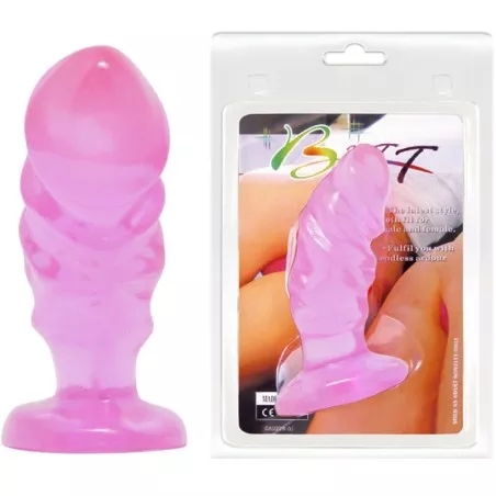 BAILE - PLUG ANAL UNISEXE AVEC VENTOUSE ROSE 1116