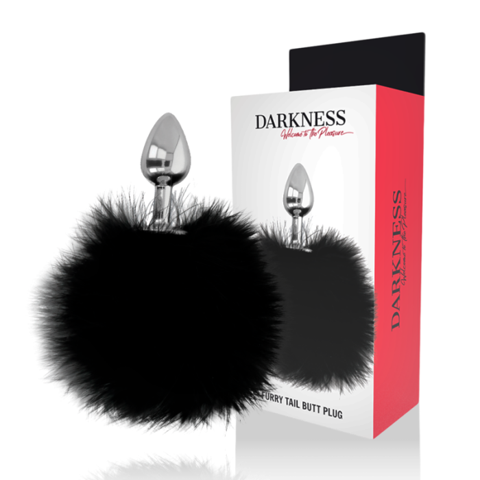 DARKNESS - BOUCHON EXTRA ANAL AVEC QUEUE NOIR 7 CM 14843