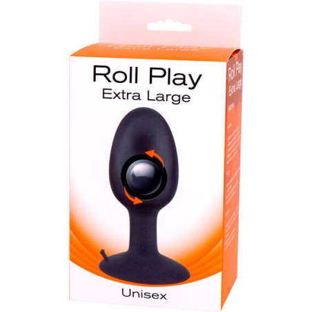 SEVEN CREATIONS - ROLL PLAY PLUG EXTRA GRAND EN SILICONE 1191