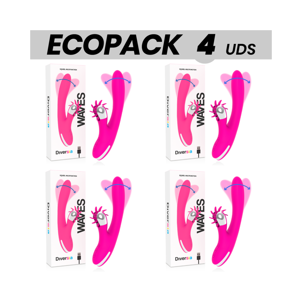 ECOPACK 6 UDS - DIVERSIA BUNNY VAGUES 24 CM 12251