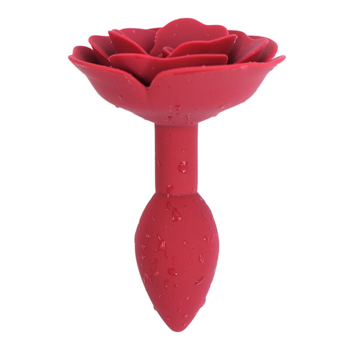 OHMAMA FETISH - PLUG ANAL EN SILICONE ROSE ROUGE 14967