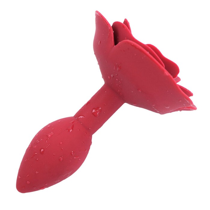 OHMAMA FETISH - PLUG ANAL EN SILICONE ROSE ROUGE 14967