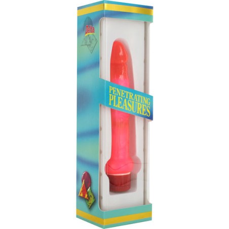 SEVEN CREATIONS - VIBRATEUR ANAL ROSE JELLY THIN 1313