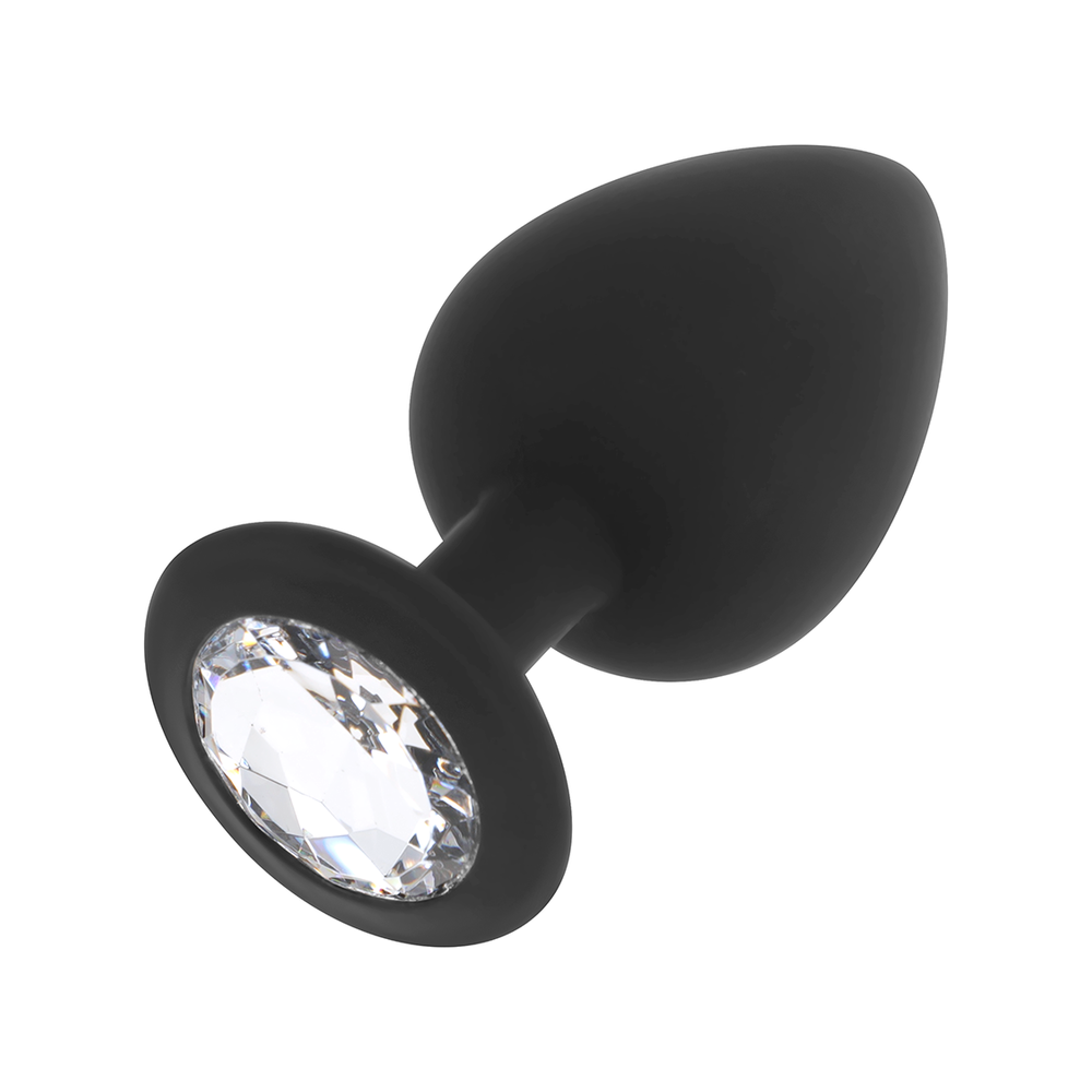 OHMAMA - PLUG ANAL EN SILICONE DIAMANT TAILLE L 9 CM 14934