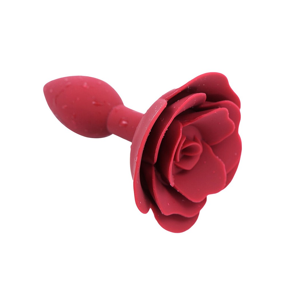 OHMAMA FETISH - PLUG ANAL EN SILICONE ROSE ROUGE 14967