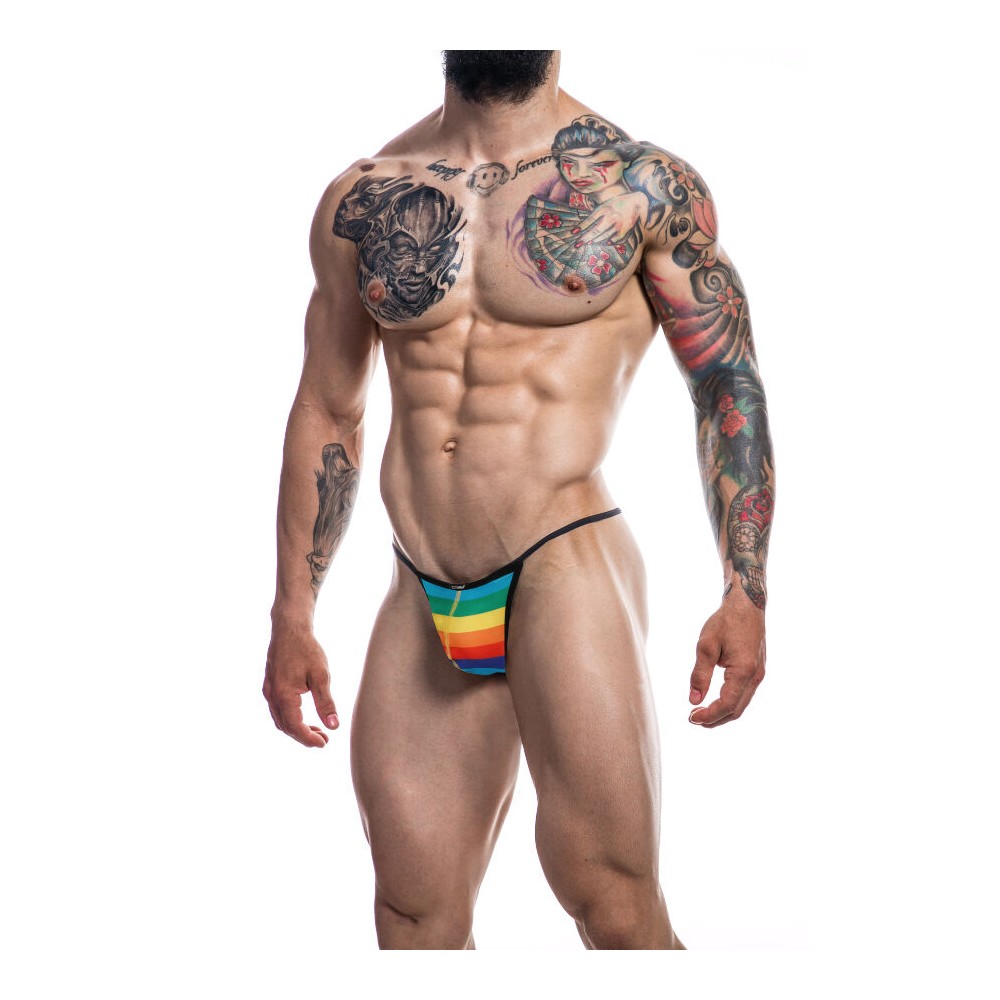 CUT4MEN - G-STRING PROVOCATEUR ARC-EN-CIEL XL 17059