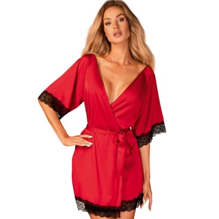 OBSESSIVE - SENSUELIA PEIGNOIR ROUGE XXL 17460