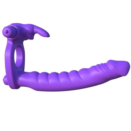 FANTASY C-RINGZ - SILICONE DOUBLE VIBRATOR RABBIT 17994