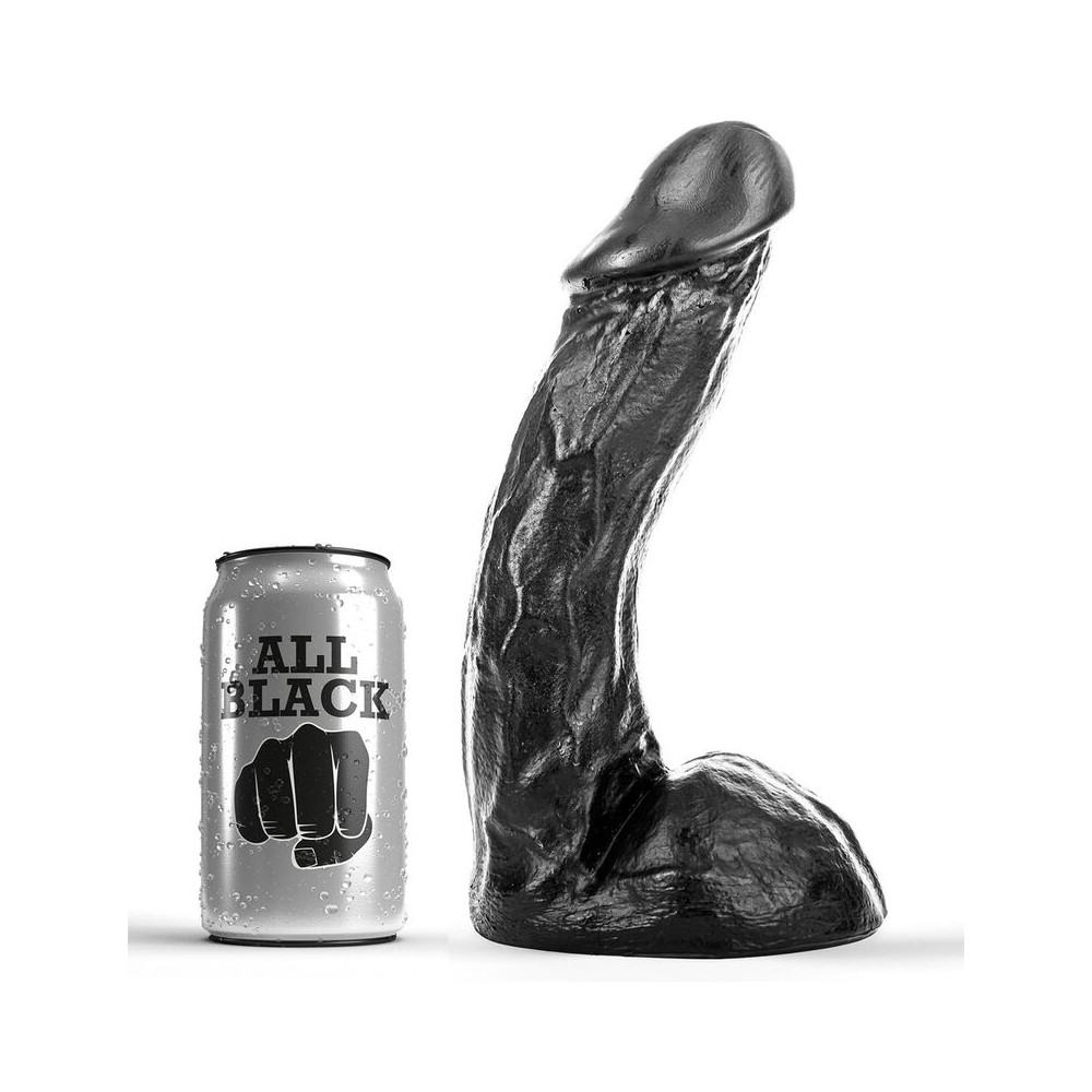 ALL BLACK - DONG 23 CM 18030