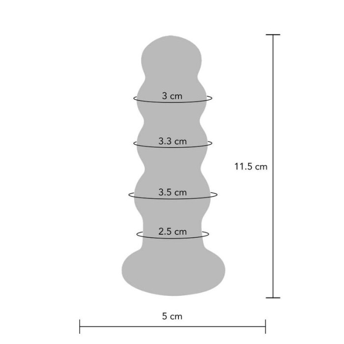 TOYJOY - FESSES LE BOUCHON EN VERRE RADIANT 15011