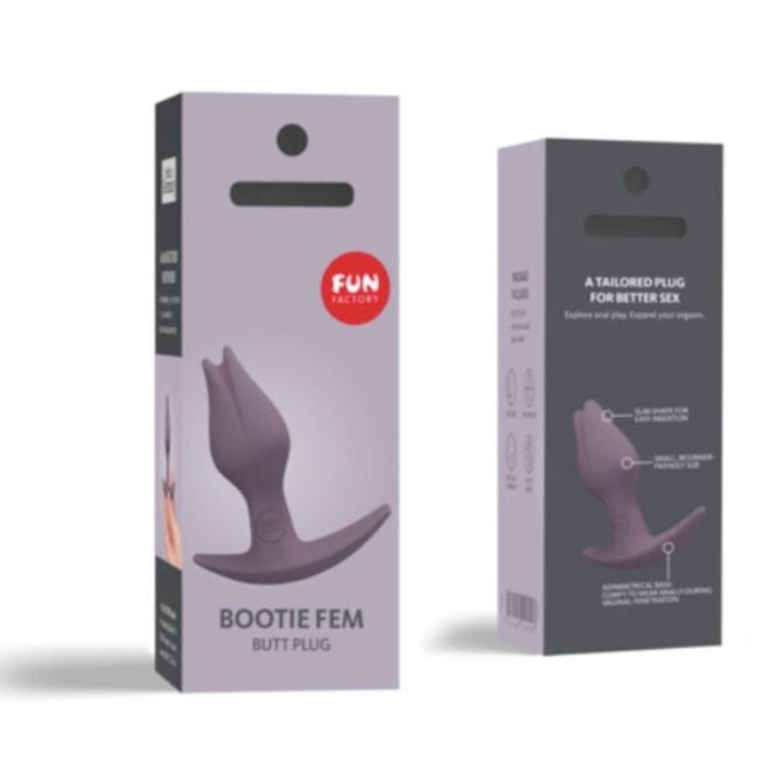 FUN FACTORY - BOOTIE FEM FEMELLE BUTT ANAL PLUG DARK TAUP 15018