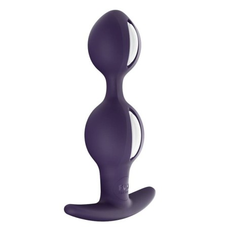 FUN FACTORY - B BALLES DUO BLANC/VIOLET FONCÉ