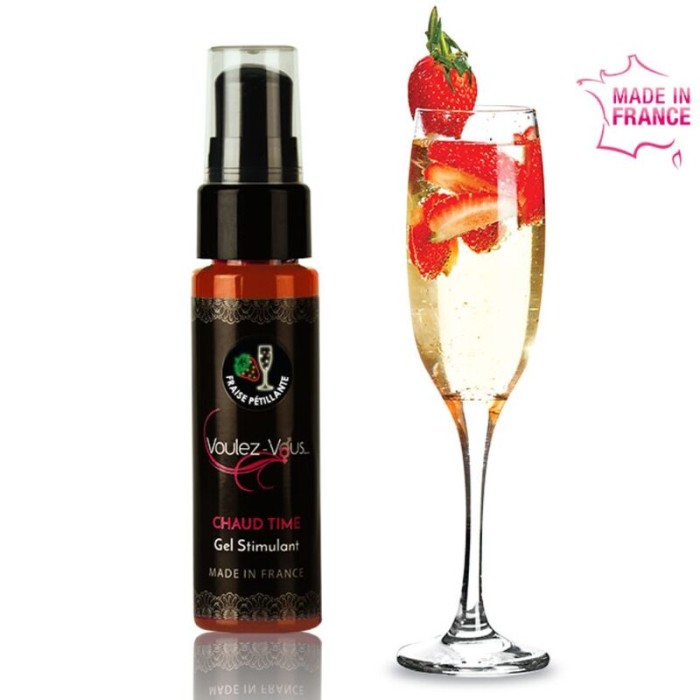 VOULEZ-VOUS - GEL STIMULANT - SAVEUR CAVA & ET FRAISES - 30 ML 19243