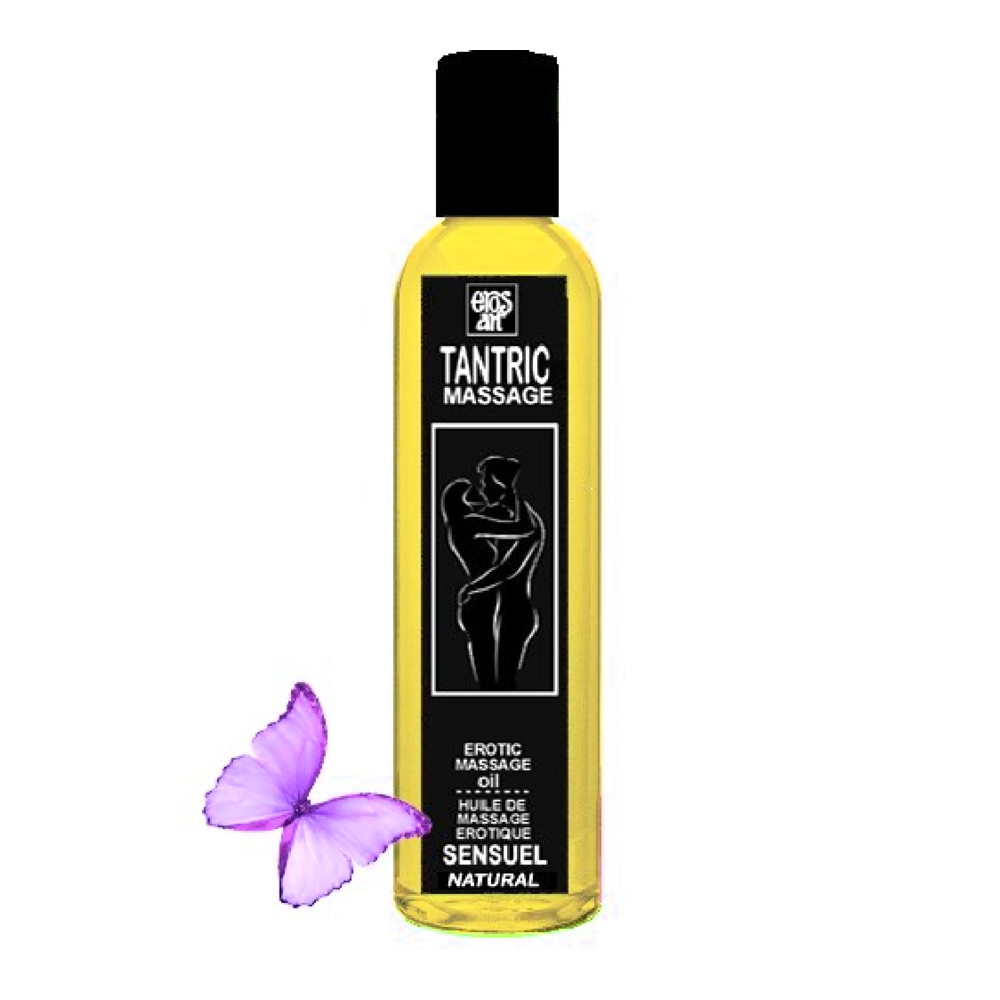 EROS-ART - HUILE DE MASSAGE TANTRIQUE NATURELLE ET APHRODISIAQUE NEUTRE 200 ML 19847