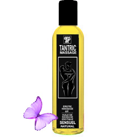 EROS-ART - HUILE DE MASSAGE TANTRIQUE NATURELLE ET APHRODISIAQUE NEUTRE 200 ML 19847