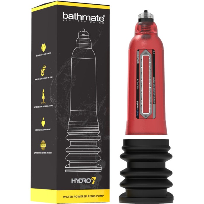 BATHMATE - HYDRO 7 HERCULES ROUGE