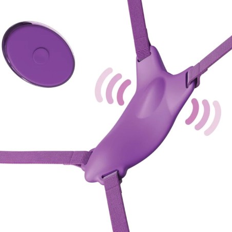 FANTASY FOR HER - HARNAIS PAPILLON VIBRANT, RECHARGEABLE  TÉLÉCOMMANDE VIOLET