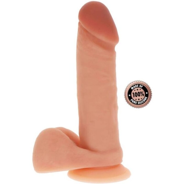 GET REAL - GODE EN SILICONE 20,5 CM AVEC BALLES PEAU