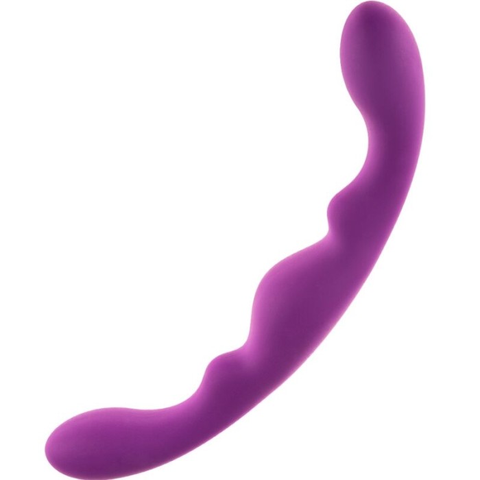 ALIVE - GODE LUNA DOUBLE PÉNÉTRATION SILICONE VIOLET 25 CM