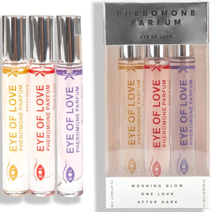 EYE OF LOVE - PARFUM EOL PHR 10 ML SET/3 - MORNING GLOW, ONE LOVE, AFTER DARK