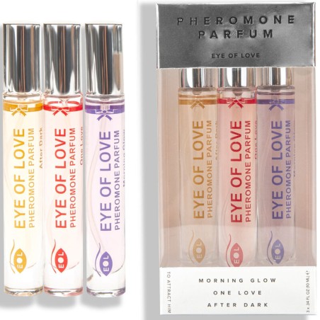 EYE OF LOVE - PARFUM EOL PHR 10 ML SET/3 - MORNING GLOW, ONE LOVE, AFTER DARK