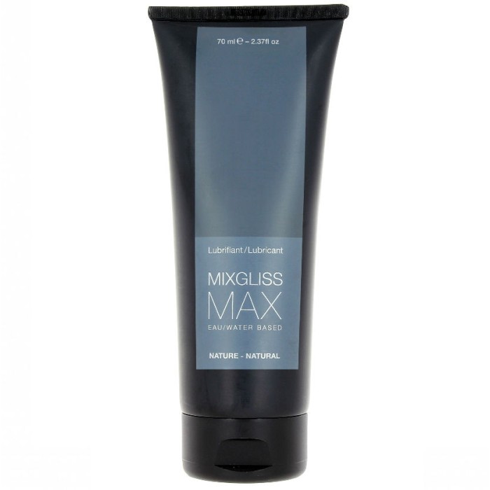 MIXGLISS - LUBRIFIANT ANAL NATUREL BASE D'EAU MAX 70 ML