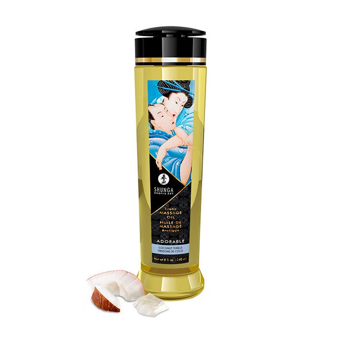 SHUNGA - ADORABLE HUILE DE MASSAGE ÉROTIQUE 240 ML