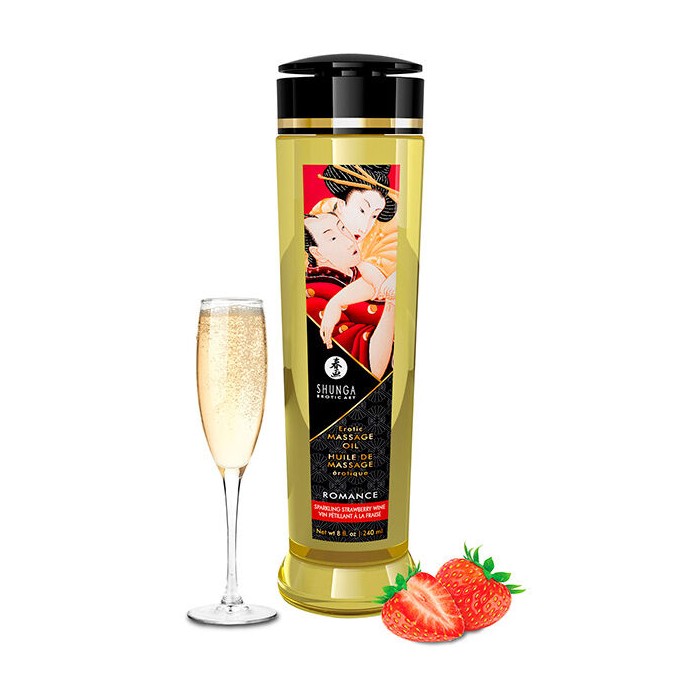 SHUNGA - HUILE DE MASSAGE ROMANCE ÉROTIQUE 240 ML