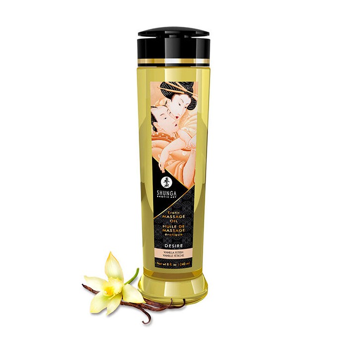 SHUNGA - HUILE DE MASSAGE ÉROTIQUE DÉSIR 240 ML