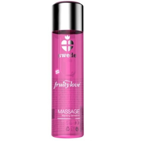 SWEDE - FRUITY LOVE EFFET CHAUFFANT HUILE DE MASSAGE PAMPLEMOUSSE ROSE À LA MANGUE 60 ML