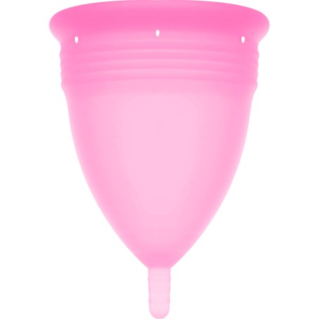 STERCUP - COUPE MENSTRUELLE EN SILICONE FDA TAILLE L ROSE