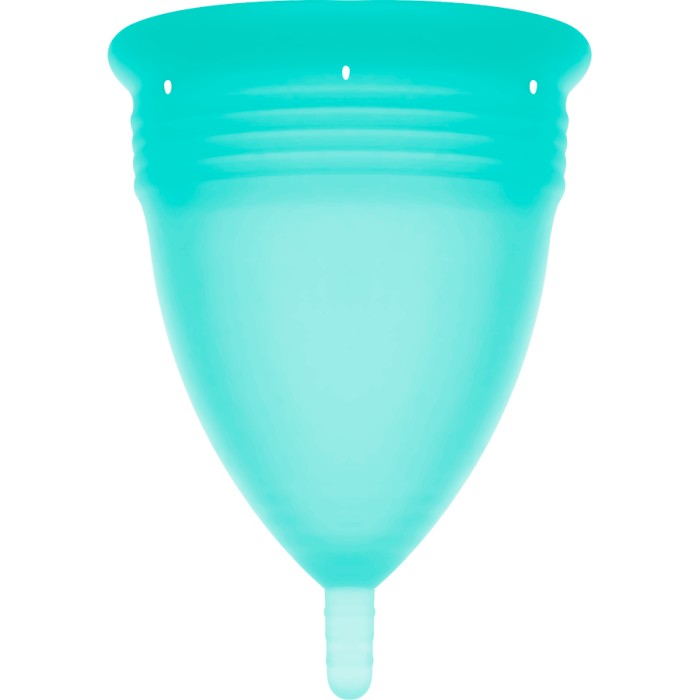 STERCUP - COUPE MENSTRUELLE EN SILICONE FDA AIGUE-MARINE - TAILLE L