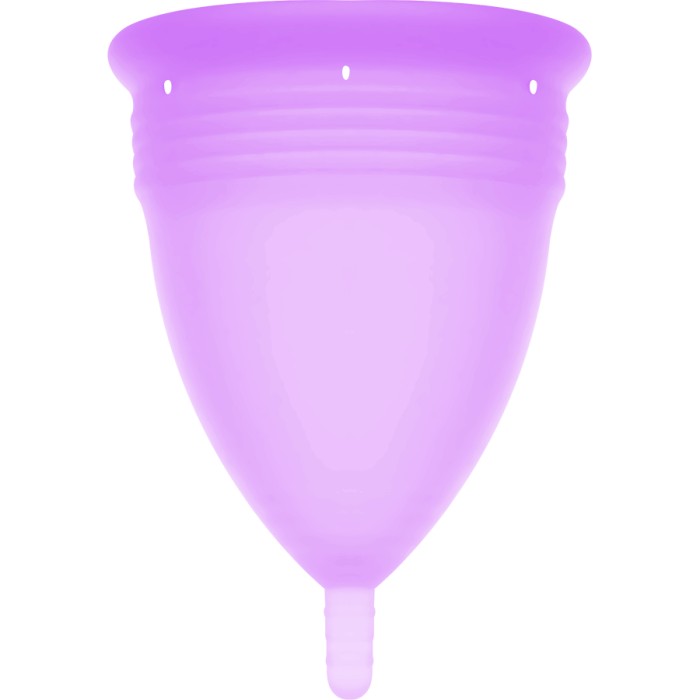 STERCUP - COUPE MENSTRUELLE EN SILICONE FDA LILAS - TAILLE L