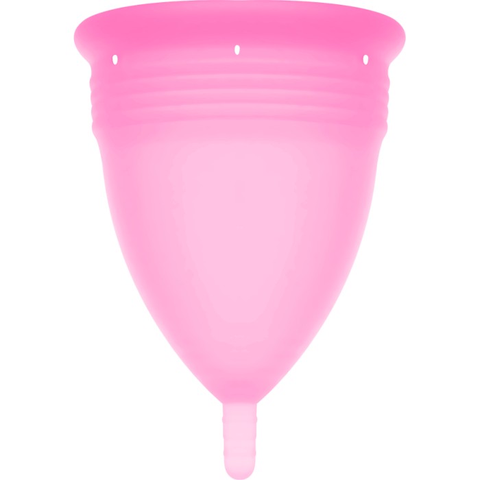 STERCUP - COUPE MENSTRUELLE EN SILICONE FDA ROSE - TAILLE S