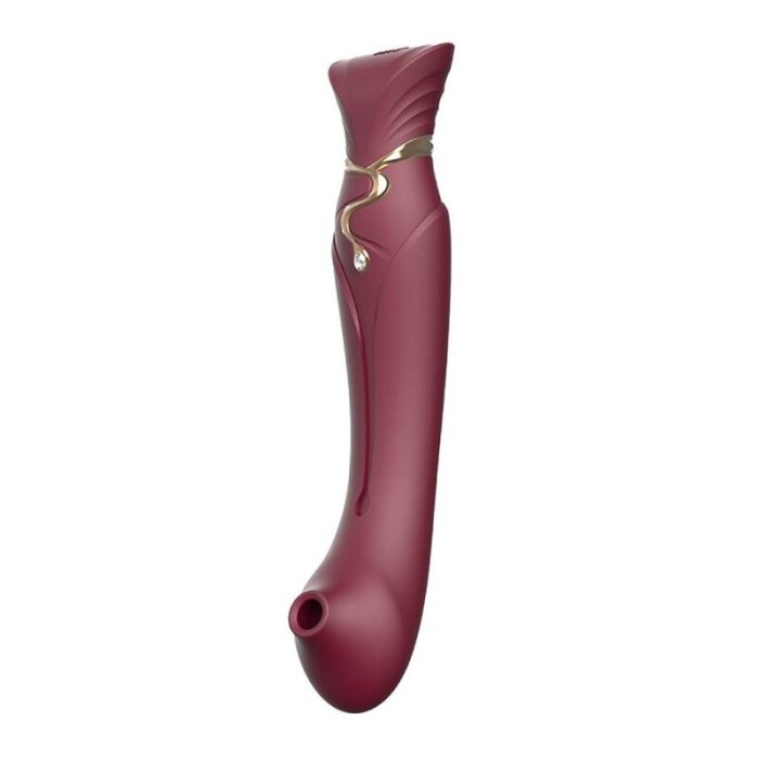 ZALO - QUEEN SET PULSE WAVE CLIT STIM ROUGE 19092