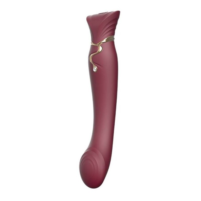 ZALO - QUEEN SET PULSE WAVE CLIT STIM ROUGE 19092