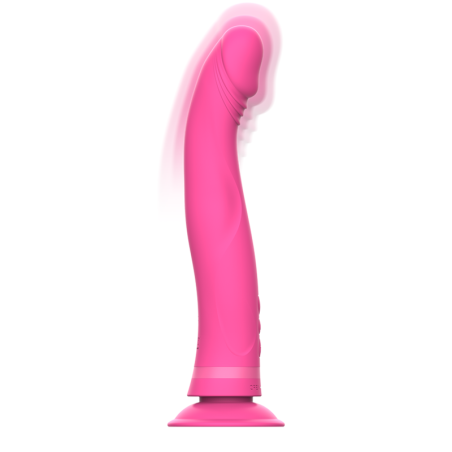 INTENSE - GODE VIBRATEUR EN SILICONE ROSE MICHELANGELO 2296