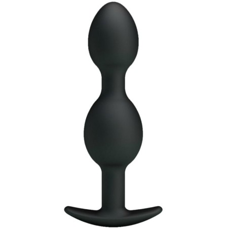 PRETTY LOVE - BALLES ANAL EN SILICONE 12.5 CM NOIRES