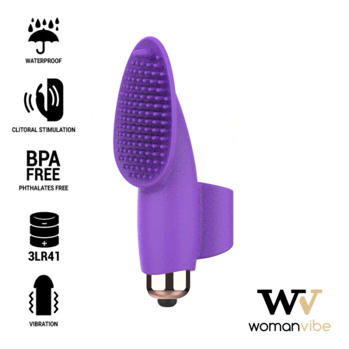 WOMANVIBE - FINGER DE STIMULATEUR EN SILICONE AISHA FEMME