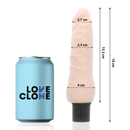 LOVECLONE - VIBRATEUR AUTOLUBRIFIANT SVEN 18.5CM