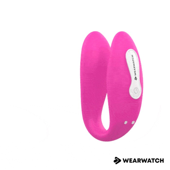 WEARWATCH - VIBRATEUR DOUBLE TECHNOLOGIE WATCHME FUCHSIA/AZABACHE