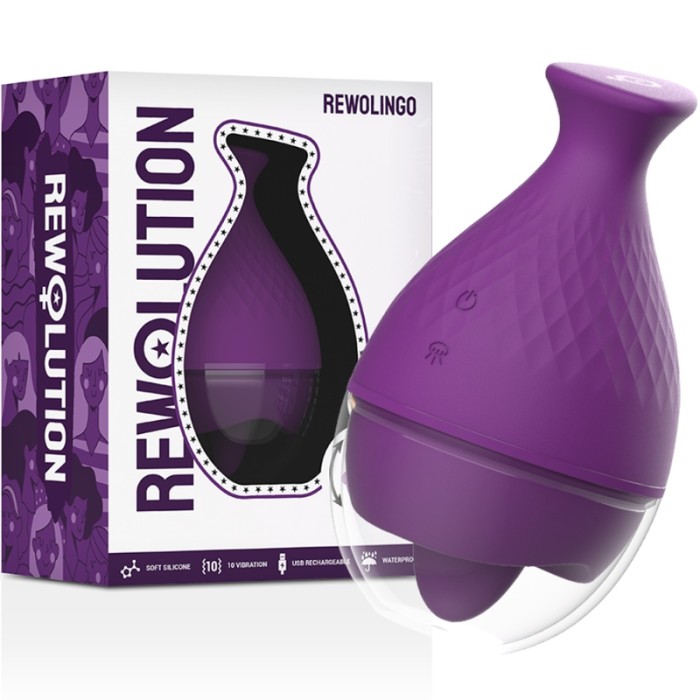 REWOLUTION - REWOLINGO VIBRATEUR AVEC LANGUE