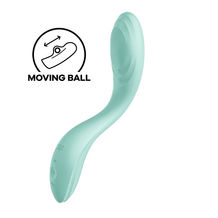 SATISFYER - VIBRATEUR SPOT G RRROLLING PLEASURE VERT