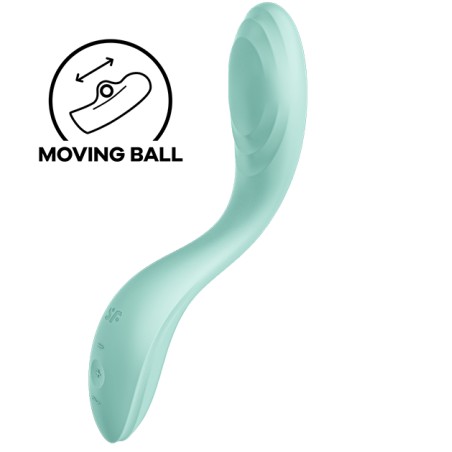 SATISFYER - VIBRATEUR SPOT G RRROLLING PLEASURE VERT